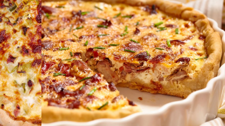 La Tarte aux Poireaux et aux Lardons : Une Recette Savoureuse et Facile à Réaliser
