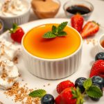accompagnements crème caramel