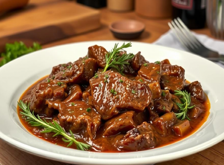 Boeuf Bourguignon Recette de Grand-Mère Authentique