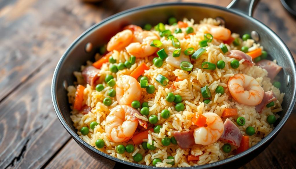 mélange riz cantonais