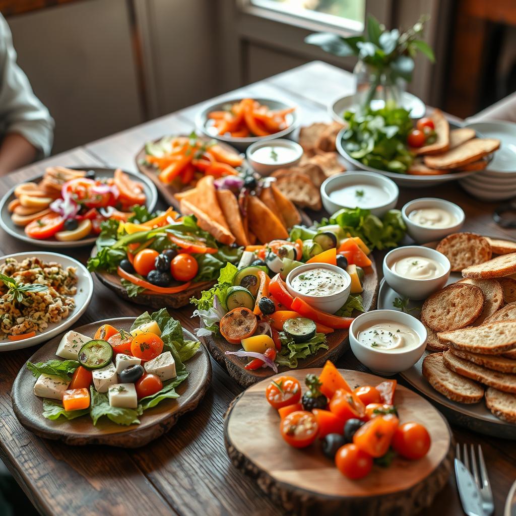 Recettes végétariennes pour un apéritif inclusif