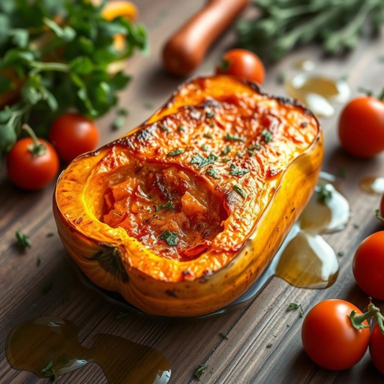 Courge Butternut Rôtie au Four – Recette Facile