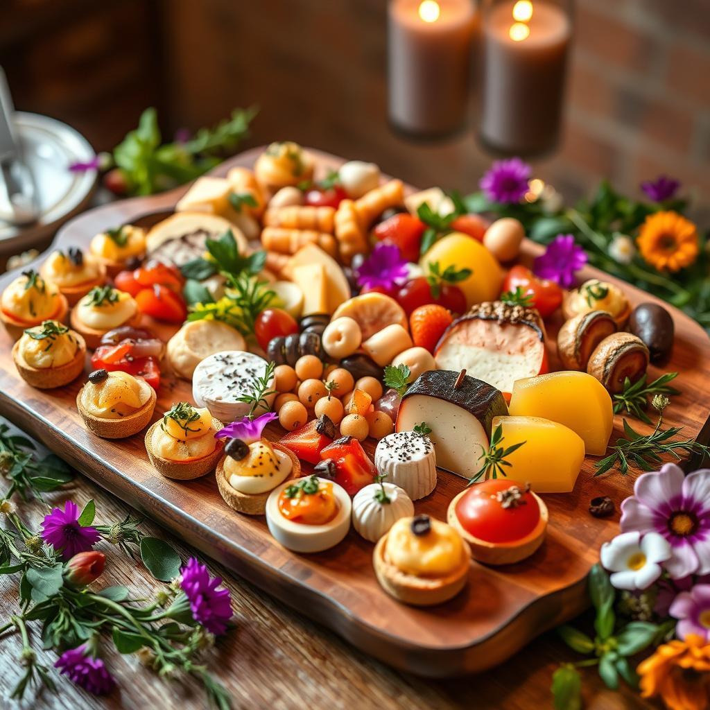 présentation apéro gourmand