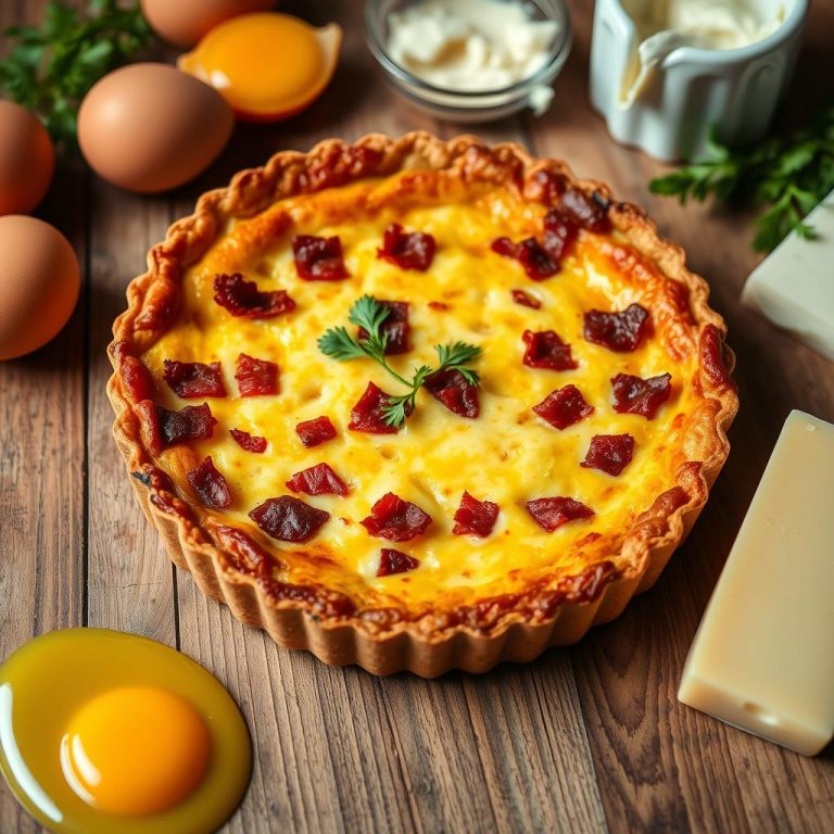 Quiche Lorraine Sans Pâte : Recette Facile et Rapide