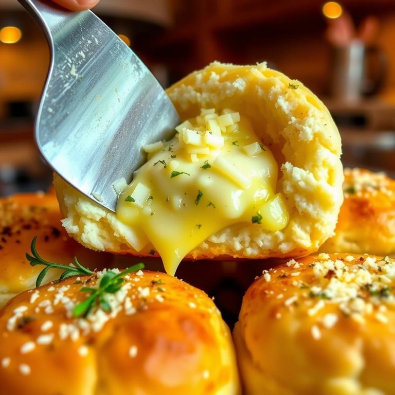 Bombes au Fromage et Beurre d’Ail : Une Recette Magique avec les Biscuits Pillsbury