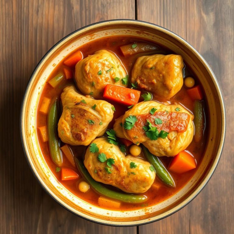 Mijoté de Poulet aux Légumes – Recette Facile et Savoureuse
