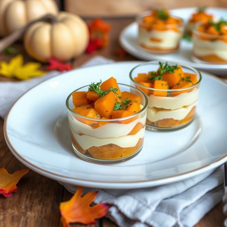 Verrines de Hachis Parmentier Automnal : Panais et Butternut au Rendez-Vous