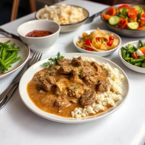 Recette de Bœuf Stroganoff : Une Explosion de Saveurs en Toute Simplicité