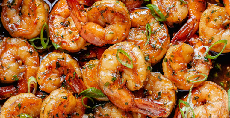 Crevettes à l’Ail et au Miel en 20 Minutes
