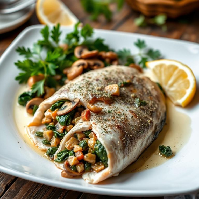 Truites Farcies Champignons et Épinards : Une Recette Savoureuse et Facile à Réaliser