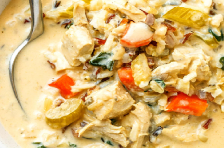Soupe Crémeuse au Poulet et Riz : La Recette Réconfortante Idéale !