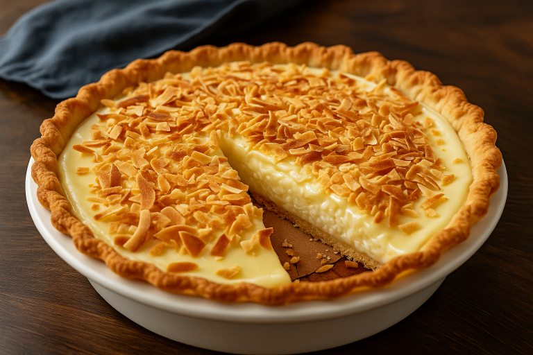 Tarte à la Crème Pâtissière à la Noix de Coco – Gourmande et Facile