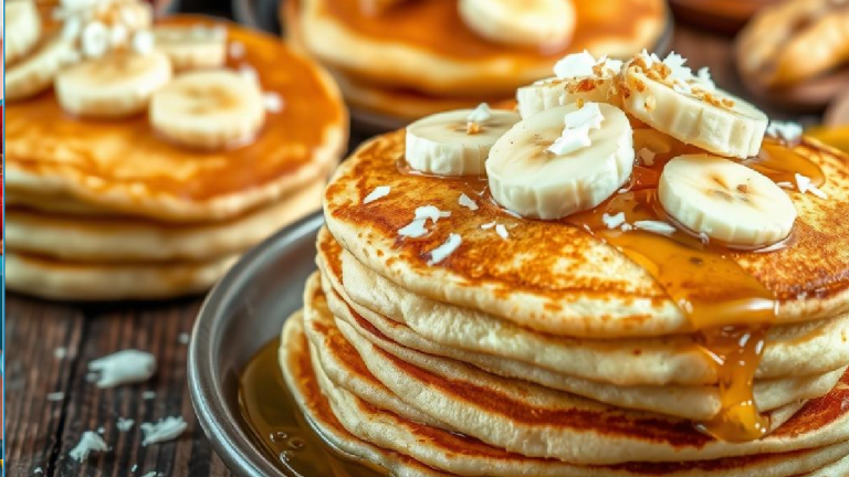Recette Pancakes Banane : Moelleux, Sains et Prêts en 10 Minutes