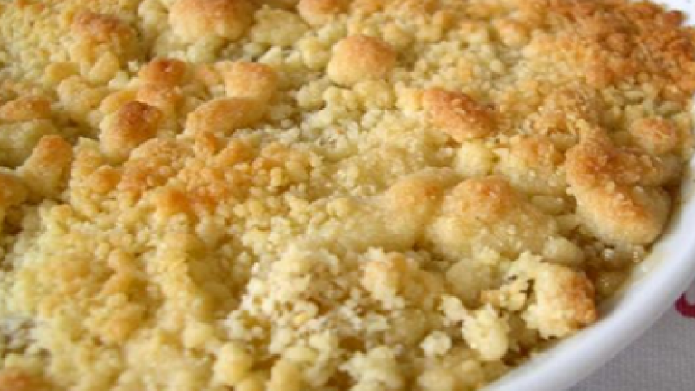 Le crumble aux pommes du Chat qui Tousse