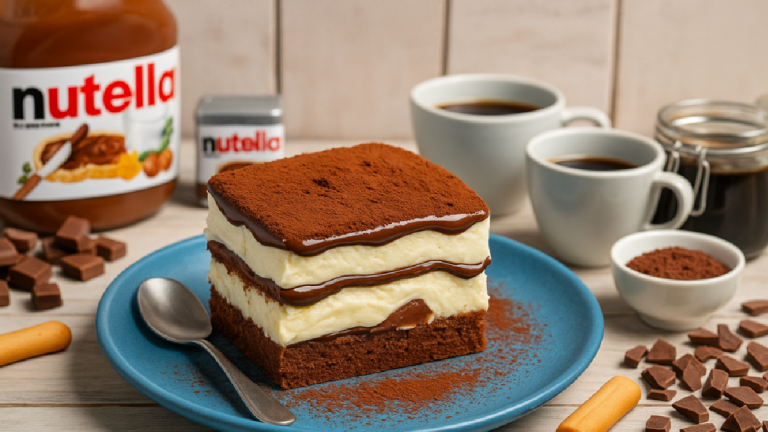 Tiramisu Nutella : la recette ultra gourmande qui fait fondre petits et grands