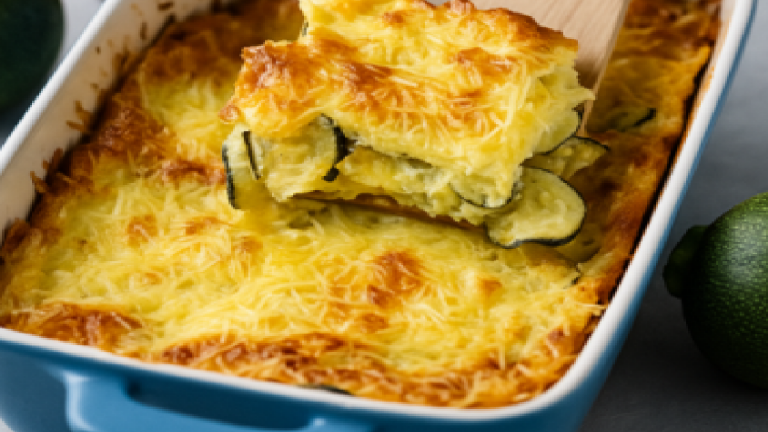 Lasagnes aux courgettes et chèvre: Recette Facile