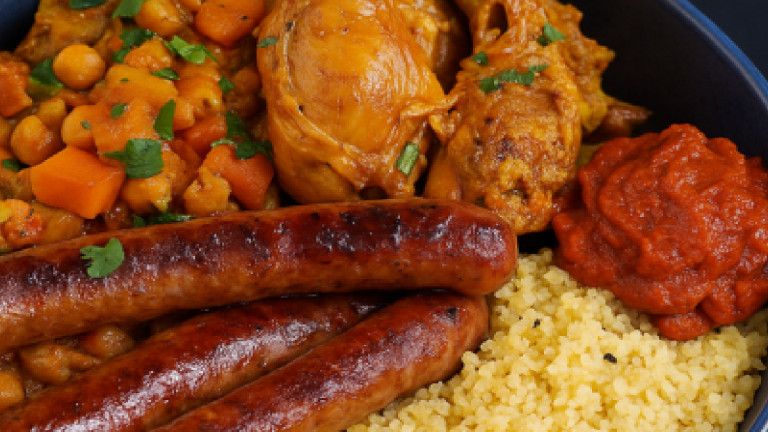 Couscous poulet et merguez facile
