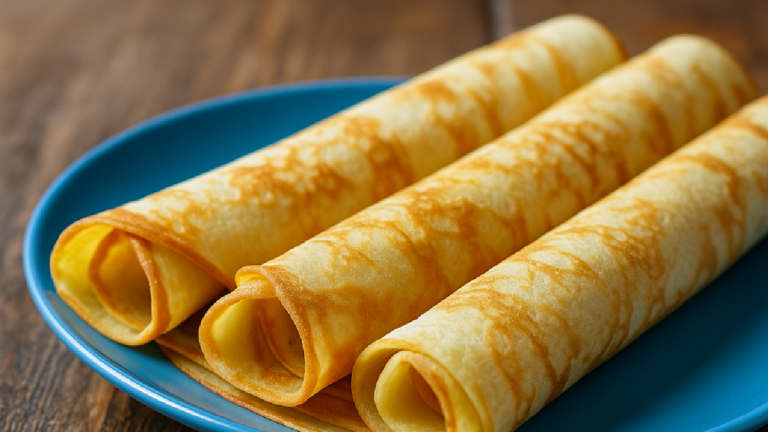Crêpes Sans Farine ni Gluten : Moelleuses et Prêtes en 10 Minutes