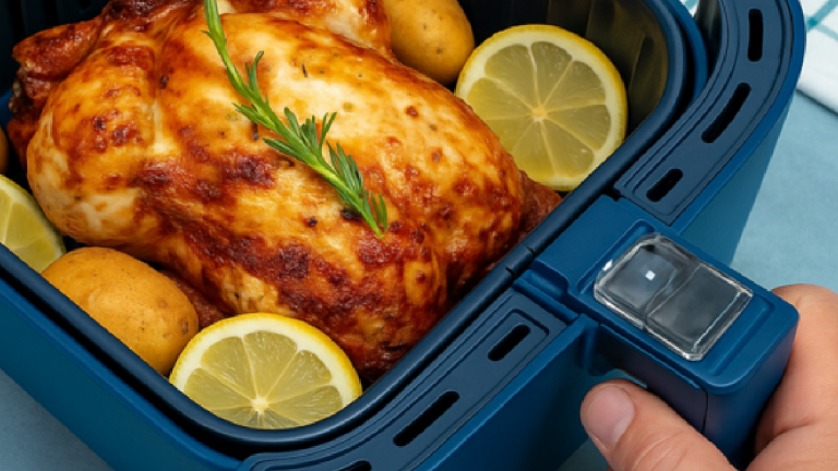 Airfryer : combien de temps faut-il vraiment pour cuire un poulet entier ? La réponse ici