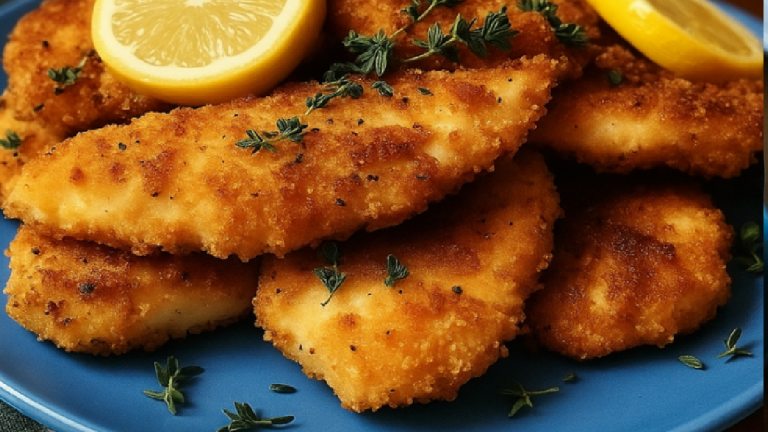 Escalopes de Poulet Croustillantes Faciles à Faire