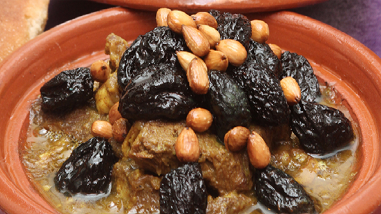 Tajine d’agneau aux pruneaux