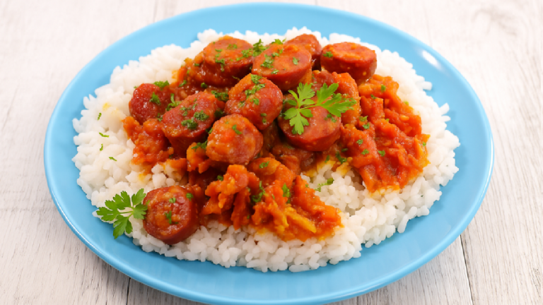 Recette rougail saucisse