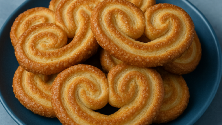 Palmiers au sucre maison : 2 ingrédients et 5 minutes chrono !
