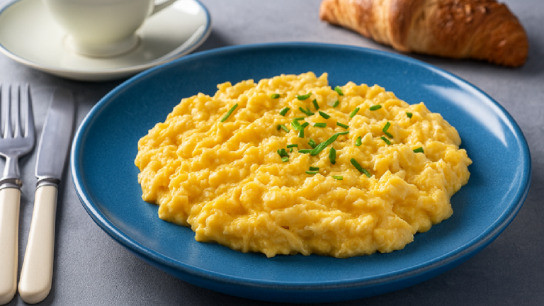 Oeufs brouillés à la grecque : la recette protéinée et rassasiante idéale pour le petit-déjeuner